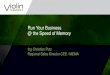 Run Your Business @ the Speed of Memory - Fujitsu · PDF file‒WebUI, CLI ‒REST API ... (SAP) Complex Read ... CRM System (Remedy) Incident Tickets User Query Performance issues