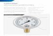 Pressure gauges - SIKA USAsika-usa.com/.../2014/12/Pressure-Gauges-marine.pdf · Pressure gauges SIKA Pressure gauges are Bourdon type quality gauges, manu- factured according to