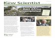 Kew Scientist 2012_web.pdf · Kew Scientist ISSN: 0967-8018 Autumn 2012 Issue 42 ... 1 (started 1966 ... • 1,679 new species were described from the