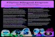 Filipino Bilingual Program - 7oaks.org · PDF fileAng Filipino ay malamang na gagamitin sa wika ng pagtuturo sa araling panlipunan, musika, sining, at ... Ang lugar ng programa ay
