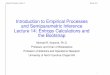 Introduction to Empirical Processes and Semiparametric ...mkosorok.web.unc.edu/files/2017/07/lecture14.pdf · Empirical Processes: Lecture 12 Spring, 2010 Introduction to Empirical
