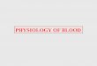 PHYSIOLOGY OF BLOOD - is.muni.cz · PDF fileThe pentose phosphate pathway produces NADPH 4. ... (thalasemia, after splenectomy) Akantocytes –prickly prominences MORPHOLOGICAL VARIATIONS