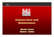 Column Care and Maintenance - Life  · PDF fileColumn Care and Maintenance Nicola Jones ... ♦Blocked frit, line ... ♦ Select the column most suitable for your application