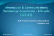 ICT Private Sector Recommendations December · PDF fileICT Private Sector Recommendations December 2011 ... transferred to the local ICT sectors. 3. ... Creative promotion of ICT consumption