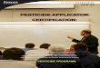 Pesticide Applicator Certification - Purdue Extension · PDF fileture pesticides occurred when the U.S. Congress passed the ... the pesticide chemical industry ... Private Pesticide