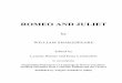 Names of the Parts - Romeo and Juliet of the Parts.pdf · ROMEO AND JULIET by WILLIAM SHAKESPEARE Edited by Lynette Hunter and Peter Lichtenfels to accompany Negotiating Shakespeare’s