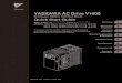 YASKAWA AC Drive V1000 Compact Vector Control Drive … C710606 12… · YASKAWA AC Drive V1000 Compact Vector Control Drive Models: ... Control Circuit Terminal Block Functions 