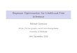 Bayesian Optimization for Likelihood-Free Inferencegpss.cc/gpuqss16/slides/gutmann.pdf · Bayesian Optimization for Likelihood-Free Inference ... Bayesian optimization for likelihood-free