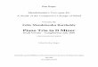 Felix Mendelssohn Bartholdy - Ron · PDF fileAs documented in his letters, Felix Mendelssohn Bartholdy (1809-1847) expressed his wish to ... the violin and cello parts, which are now