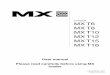 360737 AF Manuel Utilisation MX T06 Multilangues utilisation/360738... · PDF fileLOADER MX T6 MX T8 MX T10 MX T12 MX T15 MX T16 User manual Please read carefully before using MX