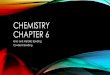 Chemistry Chapter 6 - iss.k12.nc.us · PDF fileGroup 1 = 1 electron ... •ALWAYS LOSE ELECTRONS TO FORM CATIONS •Number of electrons lost can vary ... Chemistry Chapter 6 Author: