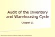 Audit of the Inventory and Warehousing Cycle · PDF file©2012 Prentice Hall Business Publishing, Auditing 14/e, Arens/Elder/Beasley 5 - 5 Audit of the Inventory and Warehousing Cycle