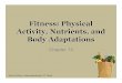 Fitness: Physical Activity, Nutrients, and Body Adaptations · PDF fileWhitney & Rolfes –Understanding Nutrition, 12th Edition Fitness: Physical Activity, Nutrients, and Body Adaptations