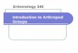 Introduction to Arthropod Groups - Purdue · PDF fileIntroduction to Arthropod Groups ... abdomen). - Paired appendages (e.g., legs, antennae) are jointed. - Posess chitinous exoskeletion