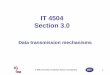 IT 4504 Section 3 - Matrix Institutematrix-edu.com/download/bit/dcn/student_manual/IT4504_Section3... · IT 4504 Section 3.0. Data transmission mechanisms ... Byte-Oriented transmission