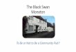 The Black Swan Monxton - · PDF fileAGENDA –Proposal for the Community Purchase and ongoing Management of the Black Swan Pub •Objectives of the meeting •History of the Pub •Survey