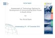 Assessment of Technology Options for Development of ... · PDF fileAssessment of Technology Options for Development of Concentrating Solar Power ... Solar-Chimney Linear Fresnel Parabolic