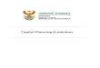 Capital Planning Guidelines - National Treasury MTEF... · 8.2 Procurement Plan ... improvement in service ... submitted to the National Treasury when an infrastructure capital project
