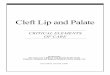 Cleft Lip and Palate - · PDF fileStandards of Care for Cleft Lip and Palate Prenatal Diagnosis Nursing, Coordination of Care and Feeding Issues Pediatrics and Primary Care Psychosocial