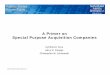 A Primer on Special Purpose Acquisition Companies · PDF file©2006 Sutherland Asbill & Brennan LLP A Primer on Special Purpose Acquisition Companies Cynthia M. Krus Harry S. Pangas