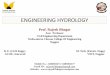 ENGINEERING HYDROLOGY - · PDF fileUNIT-I 1) Introduction: Engineering hydrology, hydrological cycle, hydrological equation, Importance of temperature, wind and humidity in hydrological