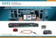Download latest NTI Catalog - Network Technologies · PDF fileINNOVATORS IN QUALITY IT & A/V SOLUTIONS Product Catalog. . 24x7 Remote Monitoring for Any Application. Temperature, Humidity,
