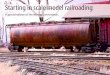 Starting in scale model railroading - · PDF fileStarting in scale model railroading 2 W elcome to a special edition of The Missing Conversation. Traditionally, the holidays are when