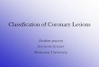 Classification of Coronary Lesions - Mans - الرئيسيةsmh.mans.edu.eg/files/Classification_of_Coronary_Lesions.pdf · Classification of Coronary Lesions ... the location of