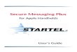 startel.comstartel.com/wp-content/uploads/user_guides/Startel Sec…  · Web viewStartel Secure Messaging Plus for Apple Handhelds User’s Guide. Startel Secure Messaging Plus for