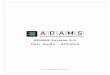 ADAMS User Guide - Fédération Internationale de · PDF fileUser Guide – Athletes ... adams@wada-ama.org Preface This ADAMS User Guide was designed to show you how to perform basic