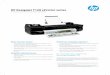 HP Designjet T120 ePrinter series - Hewlett · PDF fileAn easy-to-use, Web-connected 24-inch printer HP Designjet T120 ePrinter series Print from virtually anywhere • Use your Apple®