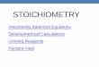 STOICHIOMETRY - FISDteachers.fisd.org/FHSTeachers/FHS-Science/Felps/Unit 10... · STOICHIOMETRY Interpreting ... written for the relationship between moles of ... The Mole Bridge