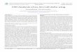 CFD Analysis of an Aircraft delta wing · PDF fileIn this work we worked on CFD Analysis of delta wing of a fighter aircraft that is F-16 (Felcon ... evaluating the vortex and entropy