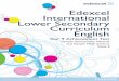 Edexcel International Lower Secondary Curriculum Englishqualifications.pearson.com/content/dam/pdf/International-Lower... · Edexcel International Lower Secondary Curriculum. 