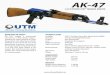 7.62 PLATFORM UTM™ TRAINING WEAPONTechnical+Data.pdf · AK-47 7.62 PLATFORM UTM™ TRAINING WEAPON The “Live” weapon is permanently converted to a UTM training weapon , including