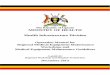 The Republic of Uganda MINISTRY OF HEALTH Health ... · PDF fileMINISTRY OF HEALTH . Health Infrastructure Division . ... List of Acronyms ... functionality of the medical equipment