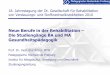 Neue Berufe in der Rehabilitation – Die Studiengänge BA ... · PDF fileProf. Dr. med. Eva Bitzer, MPH Pädagogische Hochschule Freiburg Institut für Alltagskultur, Bewegung und