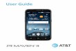 User Guide - AT&T · PDF fileWARNING! Use only ZTE-approved chargers and cables. The use of unapproved accessories could damage your phone or cause the battery to explode. 1