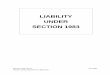 LIABILITY UNDER SECTION 1983 - OCDE.us - Homeocde.us/LegalServices/Documents/LIABILITY_UNDER_SECTION_198… · Claire Y. Morey , Counsel Lysa M ... Certain officials are immune from