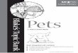 Pets - Blake Education · PDF filePets Blakes T’ opic Bank Each integrated unit contains: 6 pages of teaching notes in an integrated teaching sequence 10 practical blackline masters