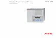Feeder Protection Relay REX 521 - APE Distribuidor ABB de Produto REX521.pdf · Feeder Protection Relay REX 521 1MRS752177-MBG 4 Features Standard configuration B01: • Three-phase