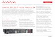 Avaya G450 Media Gateway - DIMAX德瑪科技 Media Product Details The Avaya G450 Media Gateway consists of a 3U high, 19” rack mountable chassis with field- removable Supervisor