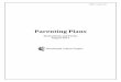 PARENTING PLAN AND CHILD SUPPORT PACKET - · PDF file · 2017-08-02CR is the Civil Rules of Washington. ... Sheet and Sealed Confidential Reports Cover Sheet. ... all the parenting