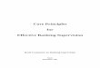 Core Principles for Effective Banking Supervision · PDF fileCore Principles for Effective Banking Supervision (Basle Core Principles) 1. Weaknesses in the banking system of a country,