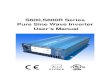 S600,S600R Series Pure Sine Wave Inverter User’s · PDF file2-2. Electrical Performance Specification Model No. Item S600-112 S600-124 S600-148 S600-212 S600-224 S600-248 Continuous