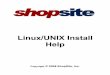 Linux/UNIX Install Help - ShopSitehelp.shopsite.com/help/12.0/en-US/install/ShopSite_LinuxUNIX... · ShopSite Linux/UNIX Install Help Page 1. ... /www/data ShopSite Linux/UNIX Install