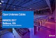 Open Undersea Cables NANOG 2017 Bellevue, WA Open Undersea Cables NANOG 2017 Bellevue, WA Jamie Gaudette, Tim Stuch, Azure Networking