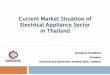 Current Market Situation of Electrical Appliance Sector in ...seaisi.org/file/file/fullpapers/Session2-Paper2-Current-market... · Current Market Situation of Electrical Appliance
