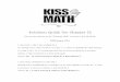KMM-Solutions Chapter 12 - Kiss My  · PDF fileTo unwrap x, remembering reverse PEMDAS, ... 2 = 7 ? 9 – 2 = 7 ? ... Microsoft Word - KMM-Solutions_Chapter_12.doc