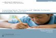 Learning from “Turnaround” Middle Schools: Strategies for ... · PDF fileLearning from “Turnaround” Middle Schools: Strategies for ... and teachers also attributed their school’s